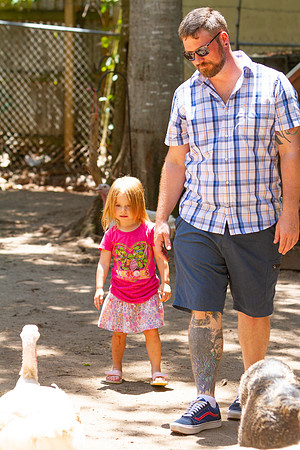 The Young Family at Jungle Gardens in Sarasota, FL on Mother's Day 2022.