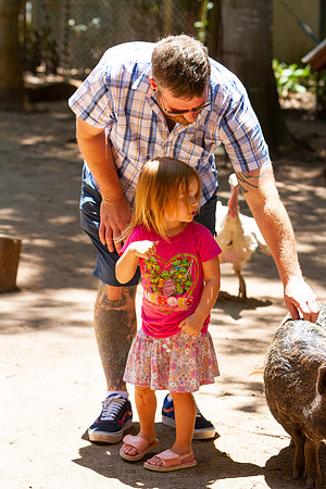 The Young Family at Jungle Gardens in Sarasota, FL on Mother's Day 2022.